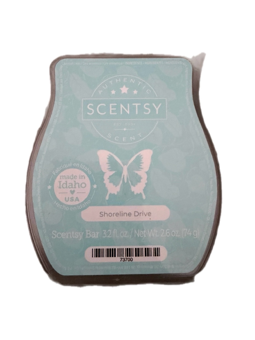 Scentsy Shoreline Drive Wax Bar - Light Teal
